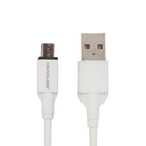 Дата кабель micro USB - USB Kouvolsen X87 3A белый
