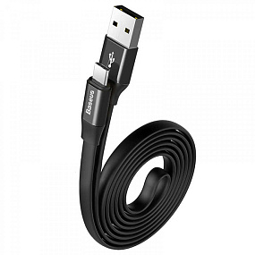 Дата кабель Type-C - USB Baseus CATMBJ-A0S Nimble Portable черный