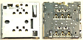 Коннектор SIM Nokia 820/630/630 Dual/635/502 Dual/503 Dual/730 Dual/X2 Dual