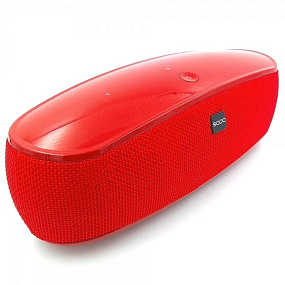 Колонка Sodo L3 (Bluetooth/MicroSD/USB/FM/AUX) красная