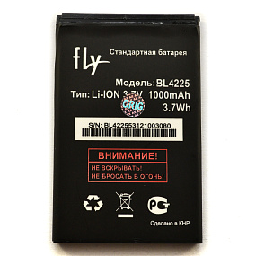 АКБ ORIG для телефона Fly BL4225 DS120 тех. упаковка