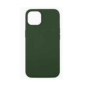 Кейс iPhone 13 Silicone Case без логотипа темно-зеленый