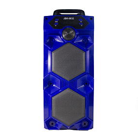 Колонка JBK-8832 (Bluetooth/MicroSD/USB/FM/AUX) 10W синяя