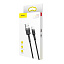 Дата кабель lightning - USB Baseus Cafule (CALKLF-BG1) 1м 2.4A черный