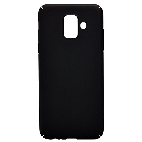 Задняя накладка для Samsung A600 Galaxy A6 (2018) PC002 пластик черный