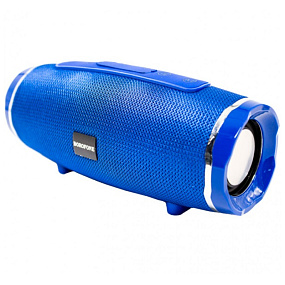 Колонка Borofone BR3 (Bluetooth/MicroSD/USB/FM/AUX) 10W синая