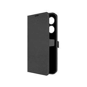 Чехол-книжка DF под кожу Tecno Spark 20C/Go 2024/Pop 8 (4G) черный