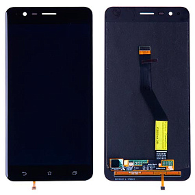 Дисплей для телефона Asus ZenFone 3 Zoom (ZE553KL) в сборе с тачскрином Черный