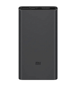 Портативное зарядное устройство Xiaomi Power 3 10000mAh (PLM13ZM/PLM12ZM) черный (УЦЕНКА) Потертости