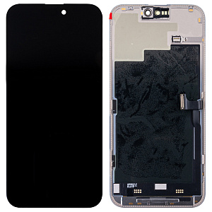 Дисплей для телефона iPhone 15 Pro в сборе Черный - Оригинал