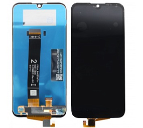 Дисплей для телефона Huawei Y5 2019/Honor 8S/Honor 8S Prime (Rev 4.4) в сборе Черный - Премиум