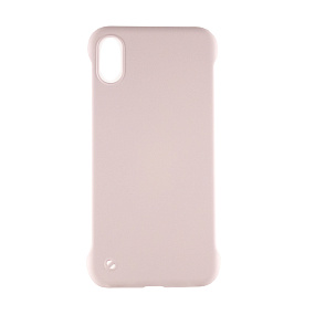 Кейс iPhone X/Xs пластик PC036 розовый