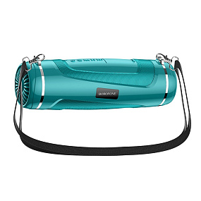 Колонка Borofone BR7 (Bluetooth/MicroSD/USB/FM/AUX) бирюзовая