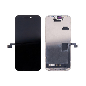 Дисплей для телефона iPhone 16 Pro в сборе с тачскрином Черный - Оригинал (rev. Samsung)