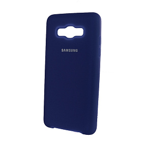 Силиконовый чехол для Samsung J510 Galaxy J5 (2016) оригинал синий