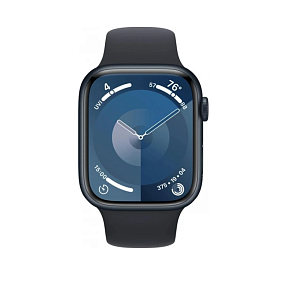 Часы наручные Apple Watch Series 9 45mm черный