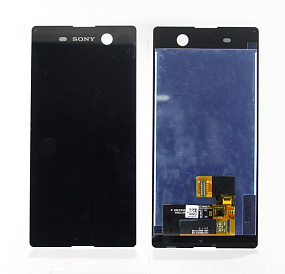 Дисплей для телефона Sony E5603/E5633 (M5/M5 Dual) в сборе с тачскрином Черный