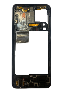 корпус для телефона Samsung A225F (A22) средняя часть (черный) (с разбора)