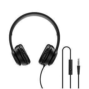 Наушники Borofone B05 Star sound полноразмерные черные (УЦЕНКА)нов., повр. упак
