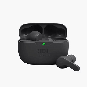 Bluetooth-наушники беспроводные JBL Wave Beam черные(УЦЕНКА)б/у, не работает микрофон