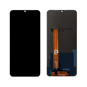 Дисплей для телефона Realme C21Y/C25Y в сборе с тачскрином Черный