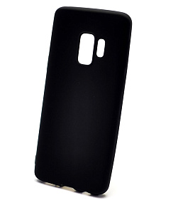 Силиконовый чехол для Samsung G960 Galaxy S9 матовый черный