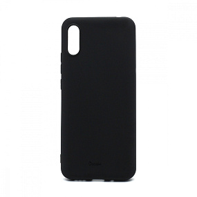 Силиконовый чехол Xiaomi Redmi 9A матовый черный