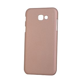 Задняя накладка для Samsung A720 Galaxy A7 (2017) X-Level Metallic розовый