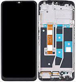 Дисплей для телефона Realme C25s модуль Черный - Оригинал