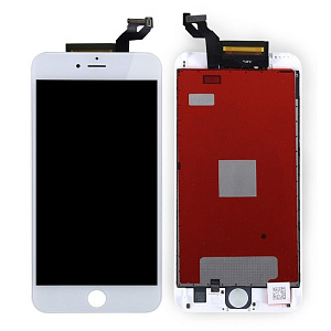 Дисплей для телефона iPhone 6S Plus в сборе Белый - AAA (Orig LCD)