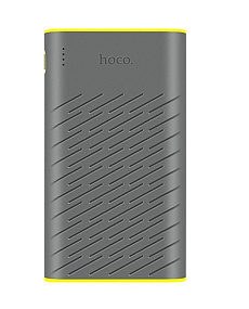 Портативное зарядное устройство Hoco B31 QC 20000mAh LCD 2USB серый