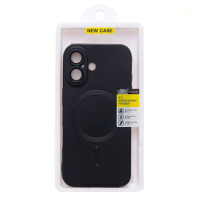 Кейс iPhone 17 силикон SafeMag SM020 черный