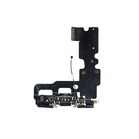 Шлейф iPhone 7 на системный разъем/микрофон Черный