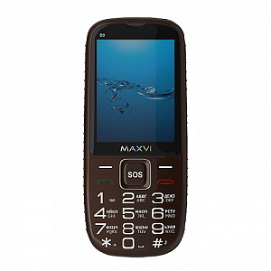 Мобильный телефон Maxvi B9 Brown