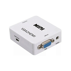 Переходник HDMI (мама) - VGA (папа) - 3,5Jack (мама)