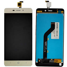 Дисплей для телефона ZTE Blade X3 (D2 A452) в сборе с тачскрином Золото