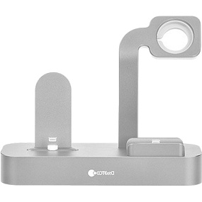 Dock станция 3в1 COTEetCl Base Hub серебро(УЦЕНКА)б/у, не товар. вид