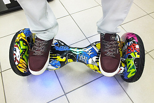 Гироскутер "Smart Balance" 10,5" SUV Premium Graffiti (приложение на смартфон  + самобаланс)