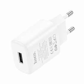 СЗУ-USB Hoco C134A 1 выход 2.4А белый