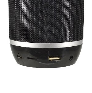 Колонка K24 (Bluetooth/MicroSD/USB/AUX) черная