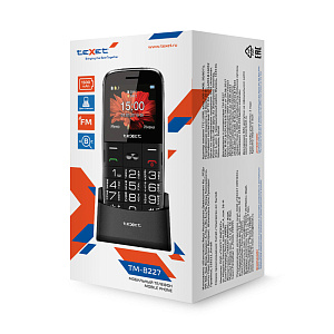 Мобильный телефон teXet TM-B227 синий