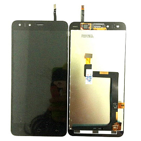 Дисплей для телефона Highscreen Hercules в сборе с тачскрином Черный