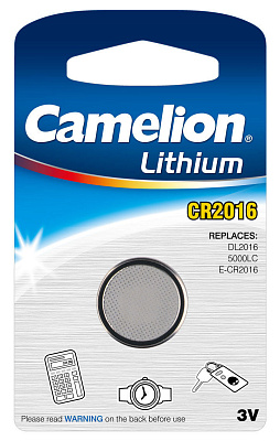 Таблетка Camelion CR2016 1BL 1шт 