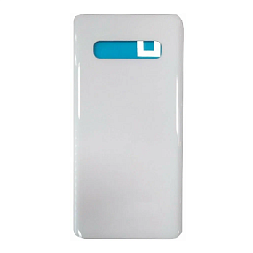 корпус для телефона Samsung G975 (S10 Plus) Задняя крышка (Белый) - Премиум