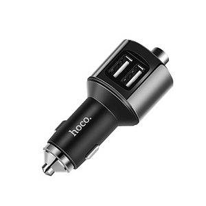 FM-модулятор Hoco E19 (Bluetooth, 2USB, дисплей)