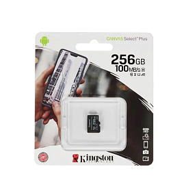 MicroSD 256Gb Kingston Class 10 UHS-I 100Mb/s без адаптера