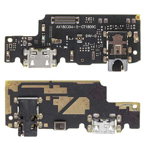 Шлейф Xiaomi Redmi Note 5/Note 5 Pro плата системный разъем/микрофон