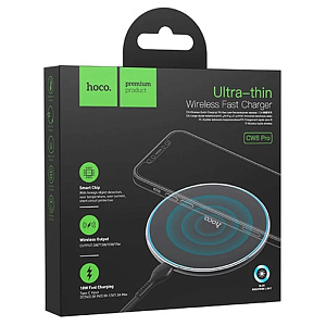 Беспроводное зарядное устройство Hoco CW6 Pro+Type-C 15W черный