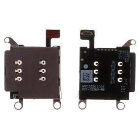 Шлейф iPhone 12/12 Pro на разъем SIM - Премиум