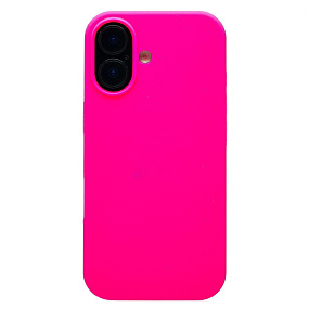Кейс iPhone 17 Silicone Case без логотипа фуксия